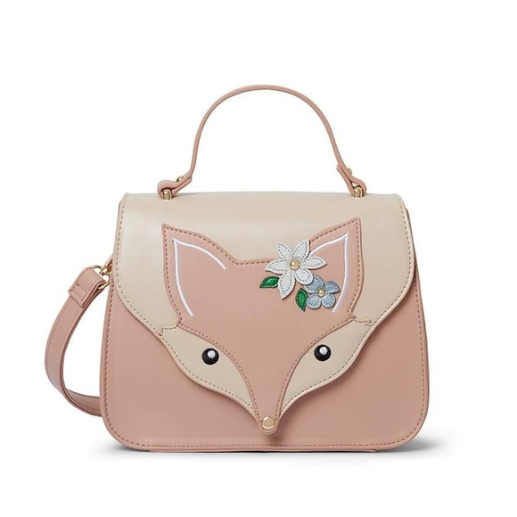 Erstwilder Handbags - ERSTWILDER | Flora Fox Face Top Handle Bag